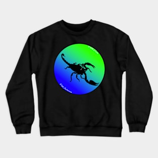 Scorpion Blue/Green Gradient Crewneck Sweatshirt